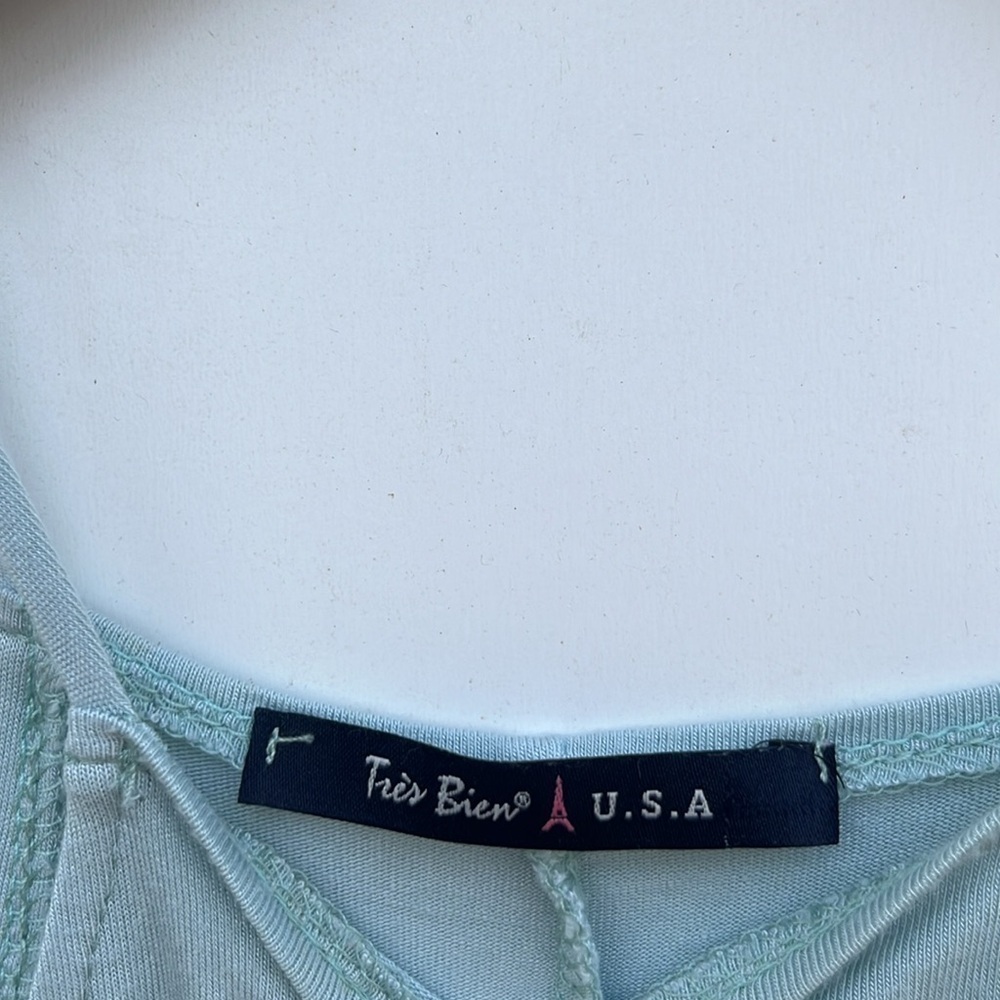 Très Bien U.S.A Seafoam Dress - Picture 2 of 4